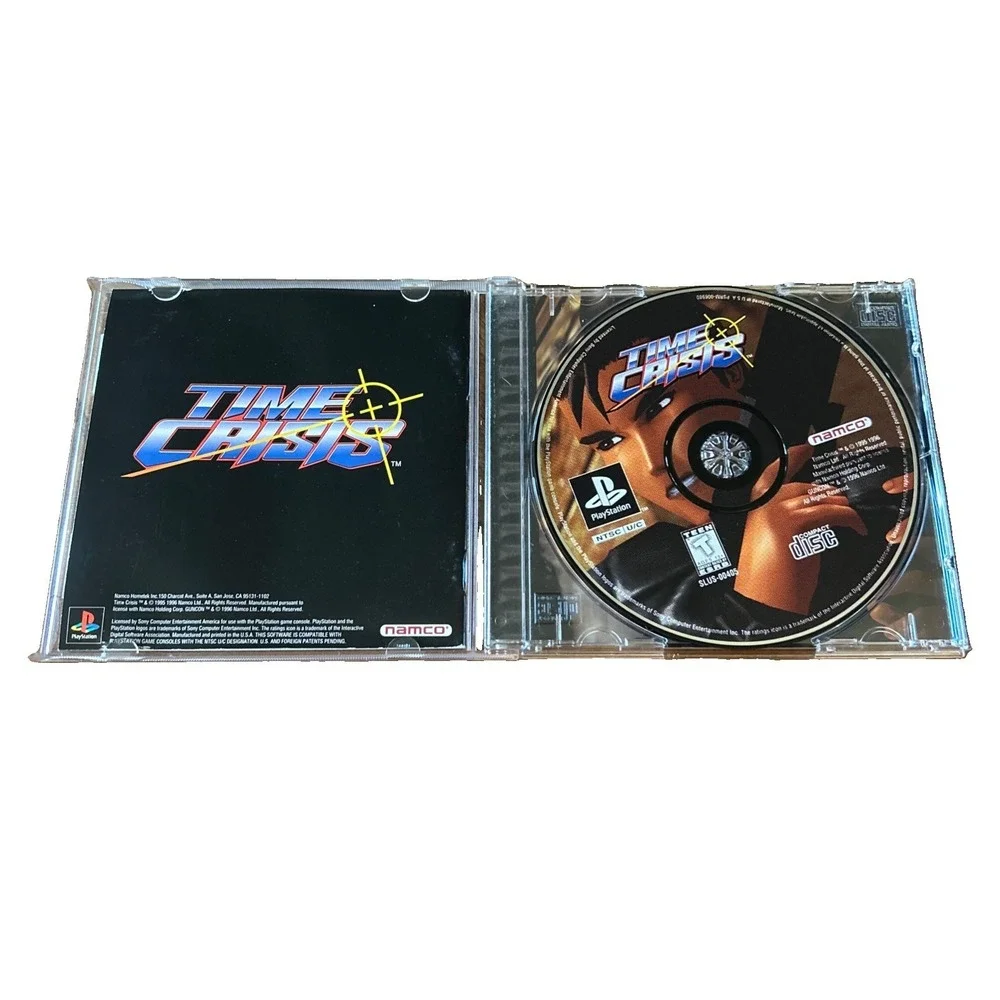 Time Crisis (PS, 1995) Black Label (Complete)
